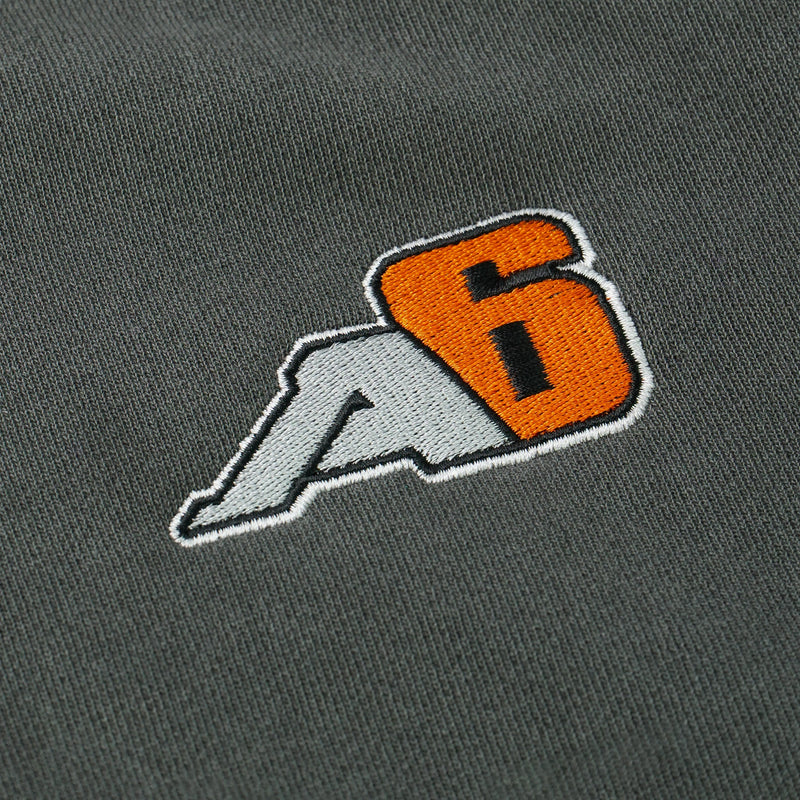 Load image into Gallery viewer, Hooded Sweatshirt - A6 Topographic Logo - Pigment Black
