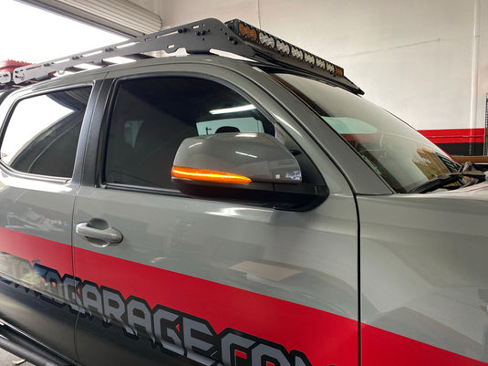 Toyota Tacoma Smoked Sequential Mirror Turn Signal