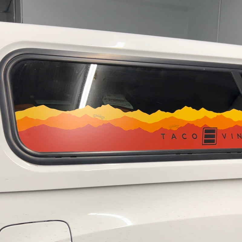 Load image into Gallery viewer, Sunset Mountain Decal
