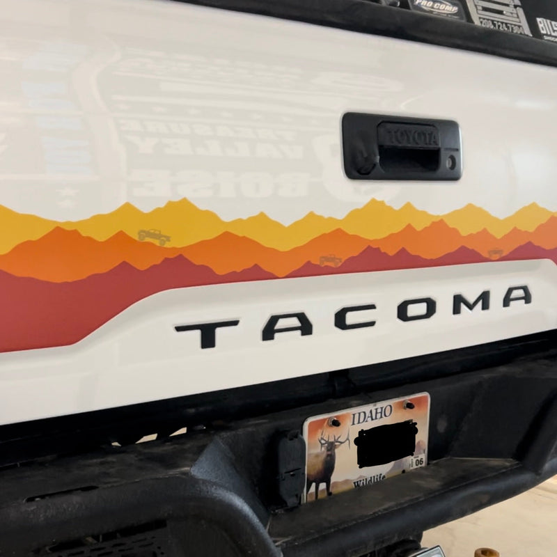 Load image into Gallery viewer, Sunset Mountain Decal
