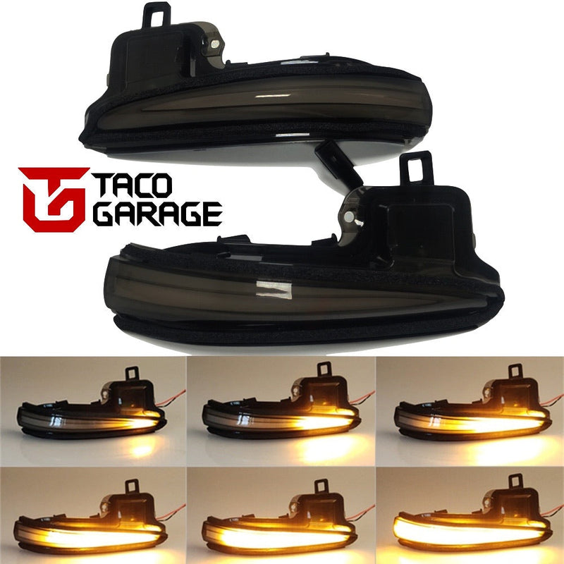 Load image into Gallery viewer, Toyota Tacoma Smoked Sequential Mirror Turn Signal
