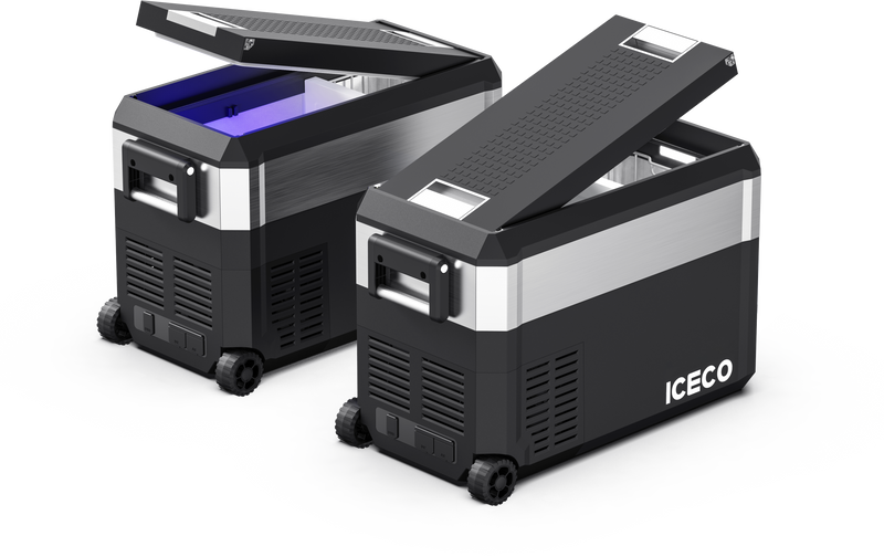 Load image into Gallery viewer, JP40 Pro Dual Zone Wheeled Portable Freezer | ICECO | 40 LT
