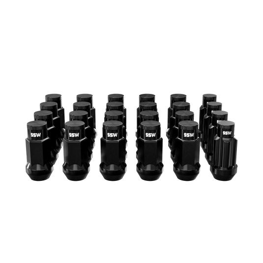 Steel Lug Nuts / Matte Black