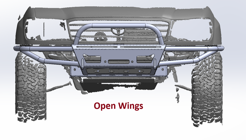 Load image into Gallery viewer, Land Cruiser 100 Series Front Bumper High Clearance STRYKER 100 - WELDED (1998 - 2007)
