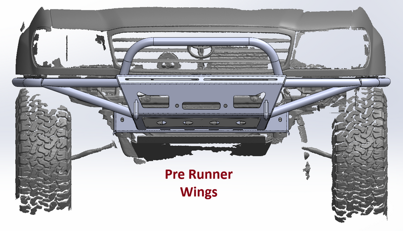 Load image into Gallery viewer, Lexus LX470 Front Bumper High Clearance STRYKER 100 - DIY KIT (1998 - 2007)
