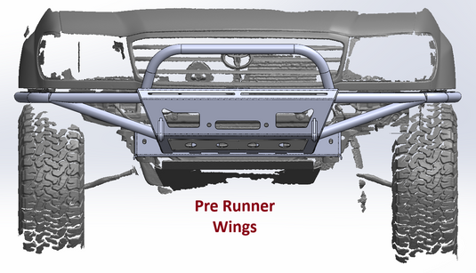 Landcruiser 100 Series Front Bumper High Clearance STRYKER 100 - DIY Kit (1998 - 2007)