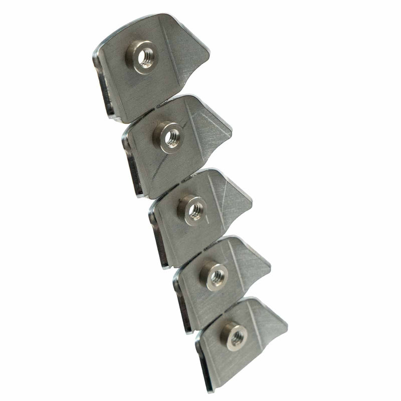 Load image into Gallery viewer, Small Trick Tab with 1/4&quot;x20 Threaded Insert (5 Pack)
