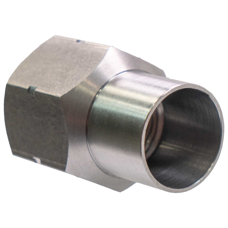 Load image into Gallery viewer, 3/4&quot;-16 Left Hand HEX Tube Adapter, 1&quot; Tube ID
