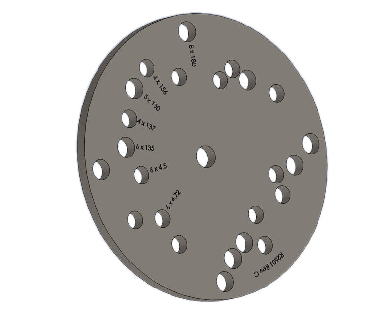 Load image into Gallery viewer, Spare Tire Mounting Plate Multi-pattern
