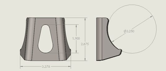 Tie Down Ratchet Strap Bracket - Weld On Axle