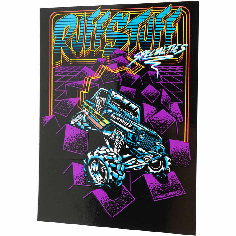 Load image into Gallery viewer, Ruffstuff Throwback Jeep Sticker
