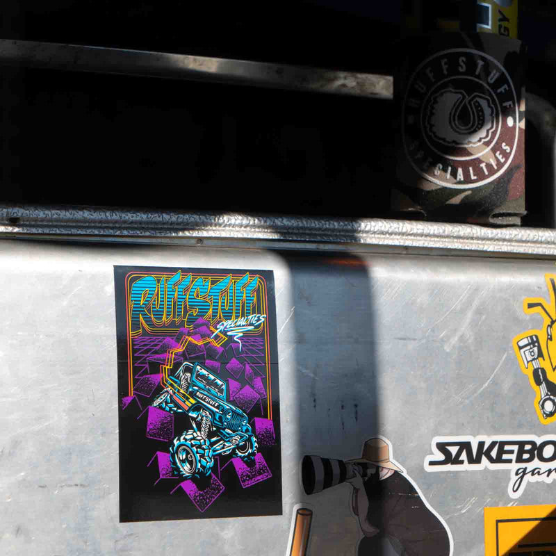 Load image into Gallery viewer, Ruffstuff Throwback Jeep Sticker
