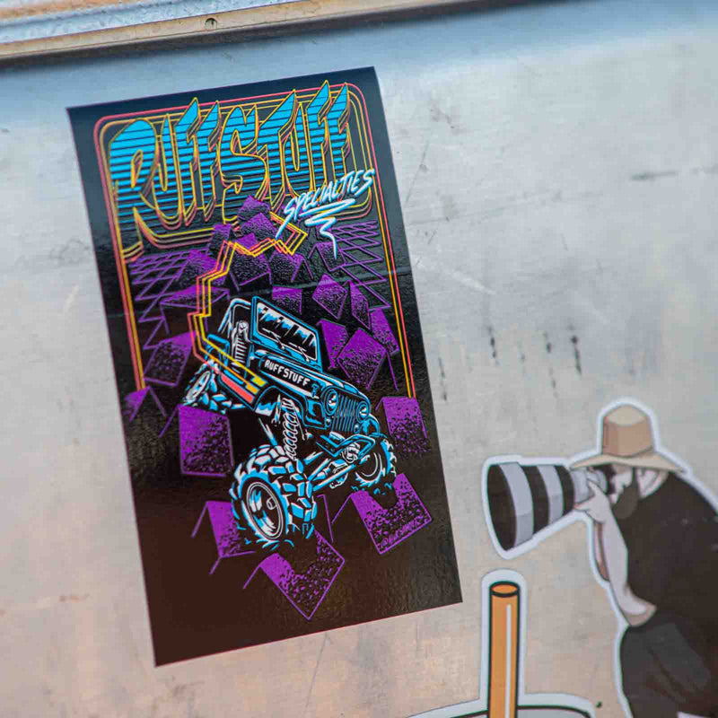Load image into Gallery viewer, Ruffstuff Throwback Jeep Sticker
