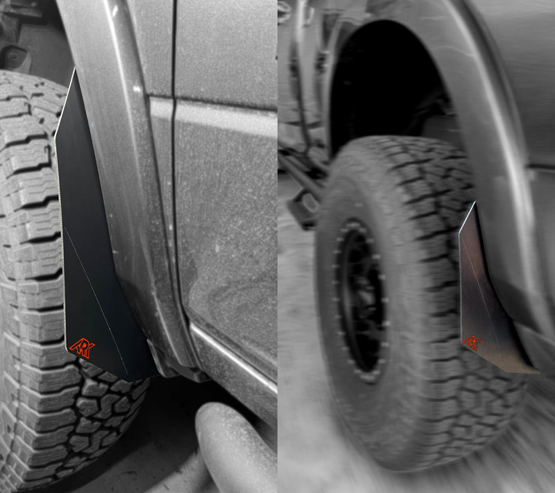 Load image into Gallery viewer, 2009-2024 Dodge RAM TriXpoly Micro Splash Guards
