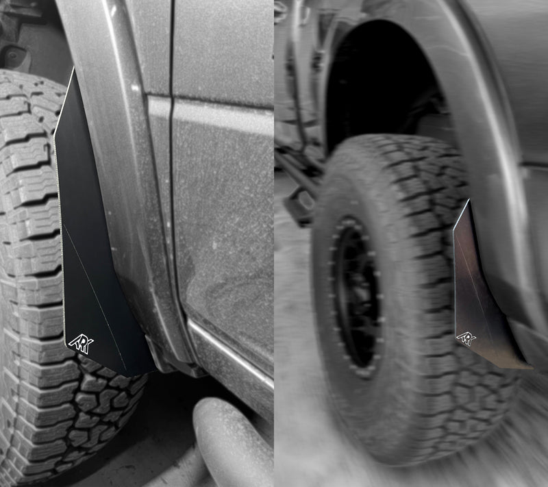 Load image into Gallery viewer, 2009-2024 Dodge RAM TriXpoly Micro Splash Guards
