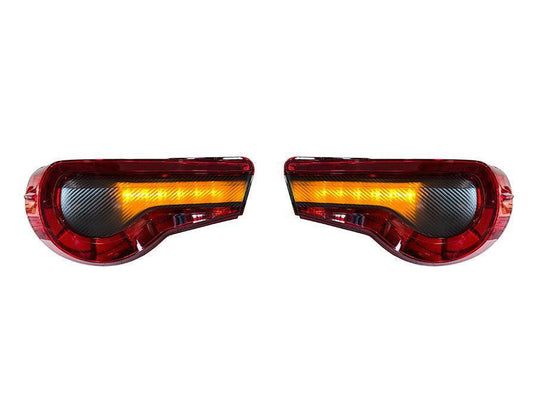 Special Edition Dark Smoke Carbon Fiber Tail Light Overlays - 2017-2021 Toyota 86 / Subaru BRZ