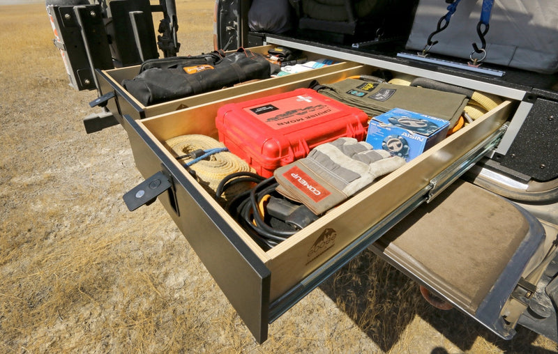 Load image into Gallery viewer, Stealth Sleep and Storage Package for Toyota Land Cruiser 1991-1997 80 Series - 43-3/8&quot; W x 8&quot; H x 40&quot; D
