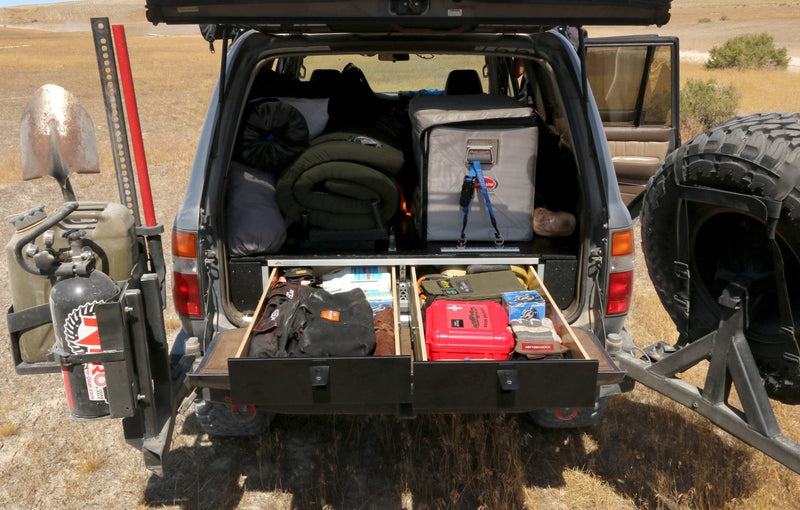 Load image into Gallery viewer, Stealth Sleep and Storage Package for Toyota Land Cruiser 1991-1997 80 Series - 43-3/8&quot; W x 8&quot; H x 40&quot; D
