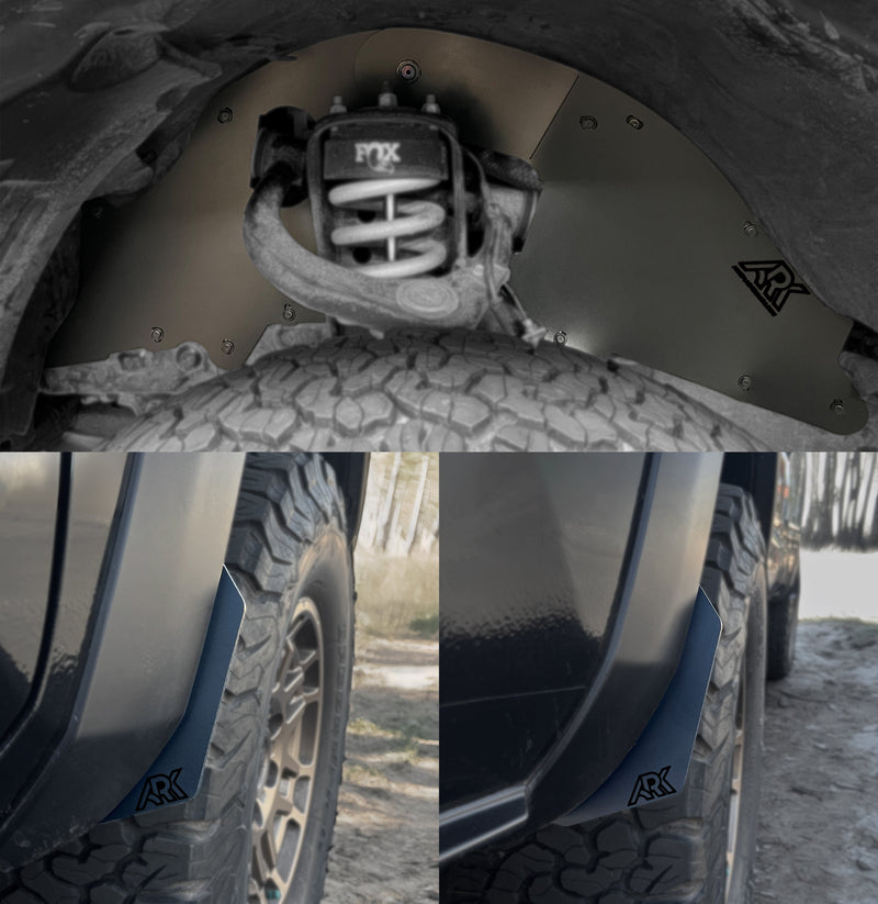 Load image into Gallery viewer, 2016-2023 Toyota Tacoma TriXpoly Splash Guards &amp; Mudflap Micros
