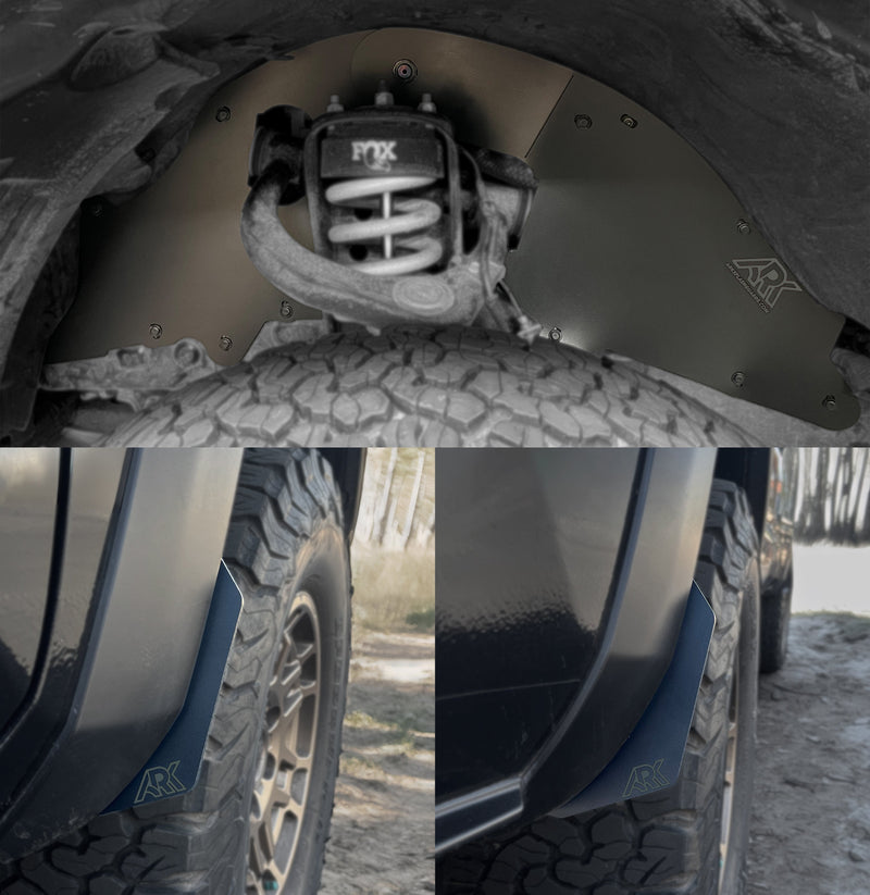 Load image into Gallery viewer, 2016-2023 Toyota Tacoma TriXpoly Splash Guards &amp; Mudflap Micros
