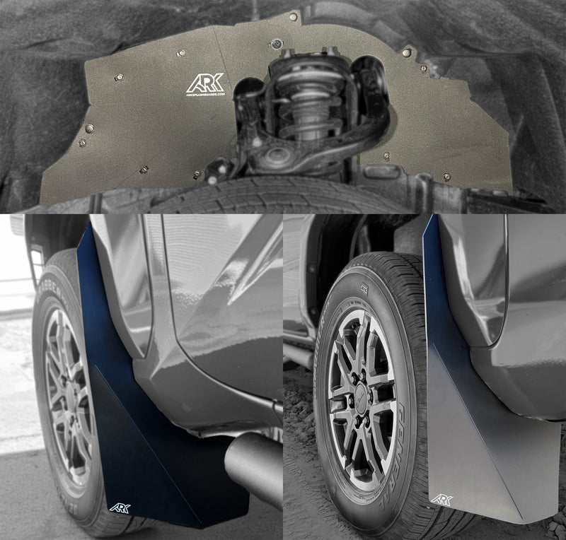 Load image into Gallery viewer, 2024+ Toyota Tacoma TriXpoly Splash Guards &amp; Mudflap Micros
