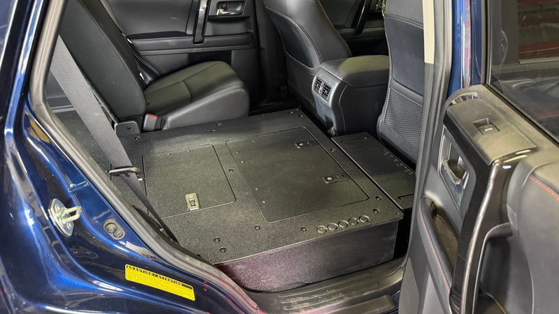 Load image into Gallery viewer, Toyota - 4Runner - 2010-2024 - 5th Gen - Standard - Explore Series - Seat Delete Plate System - Second Row - V2 - Plate Based
