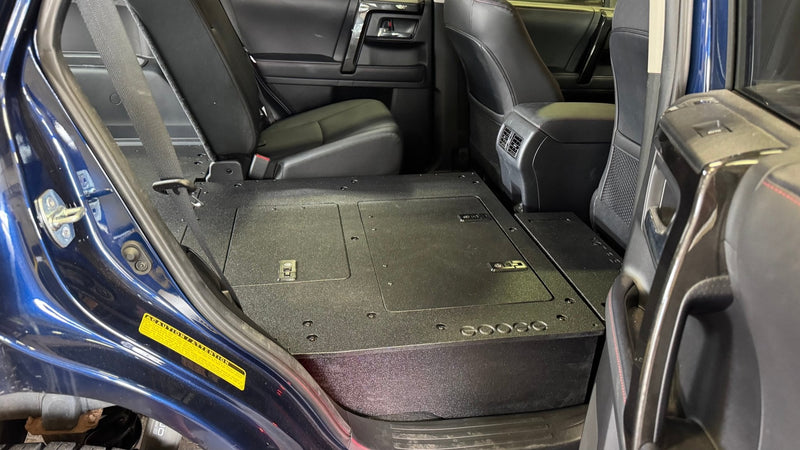 Load image into Gallery viewer, Toyota - 4Runner - 2010-2024 - 5th Gen - Standard - Explore Series - Seat Delete Plate System - Second Row - V2 - Plate Based
