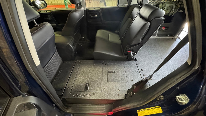 Load image into Gallery viewer, Toyota - 4Runner - 2010-2024 - 5th Gen - Standard - Explore Series - Seat Delete Plate System - Second Row - V2 - Plate Based
