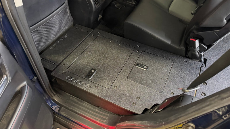 Load image into Gallery viewer, Toyota - 4Runner - 2010-2024 - 5th Gen - Standard - Explore Series - Seat Delete Plate System - Second Row - V2 - Plate Based
