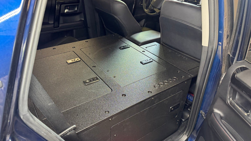 Load image into Gallery viewer, Toyota - 4Runner - 2010-Present - 5th Gen - Standard - Explore Series - Seat Delete Plate System - Second Row - V2 - 10&quot; Module Based
