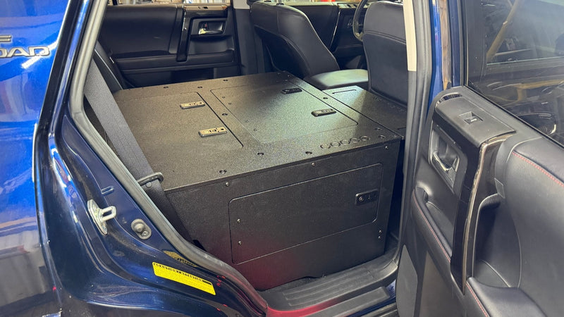 Load image into Gallery viewer, Toyota - 4Runner - 2010-Present - 5th Gen - Standard - Explore Series - Seat Delete Plate System - Second Row - V2 - 10&quot; Module Based
