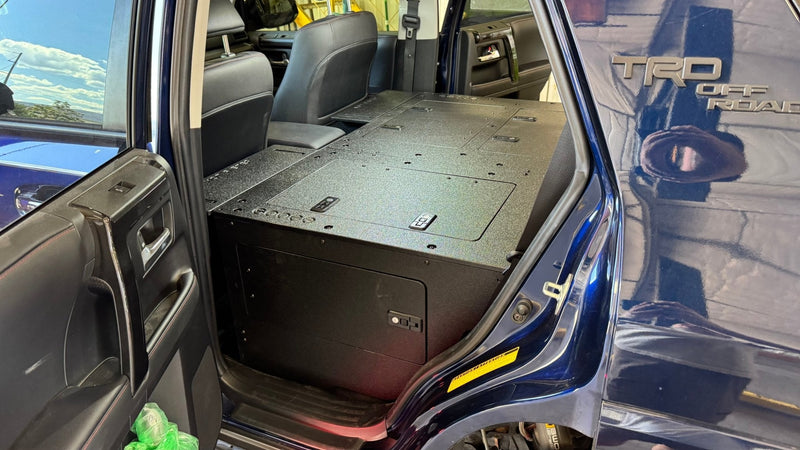 Load image into Gallery viewer, Toyota - 4Runner - 2010-Present - 5th Gen - Standard - Explore Series - Seat Delete Plate System - Second Row - V2 - 10&quot; Module Based
