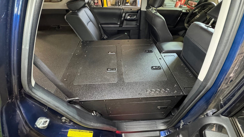 Load image into Gallery viewer, Toyota - 4Runner - 2010-Present - 5th Gen - Standard - Explore Series - Seat Delete Plate System - Second Row - V2 - 10&quot; Module Based
