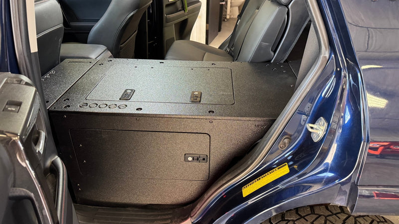 Load image into Gallery viewer, Toyota - 4Runner - 2010-Present - 5th Gen - Standard - Explore Series - Seat Delete Plate System - Second Row - V2 - 10&quot; Module Based
