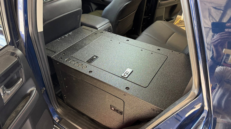 Load image into Gallery viewer, Toyota - 4Runner - 2010-Present - 5th Gen - Standard - Explore Series - Seat Delete Plate System - Second Row - V2 - 10&quot; Module Based
