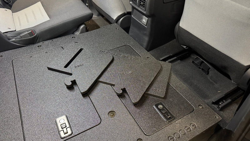 Load image into Gallery viewer, Toyota - 4Runner - 2025-Present - 6th Gen - Explore Series - Seat Delete Plate System - Plate Based - Non-Hybrid - Non-Third Row Vehicles
