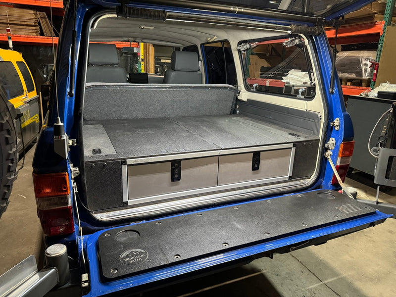 Load image into Gallery viewer, Toyota Land Cruiser 1980-1989 60 Series - Side x Side Drawer Module with Fitted Top Plate - 41 3/8&quot;W x 9-1/2&quot;H  x 40&quot;D
