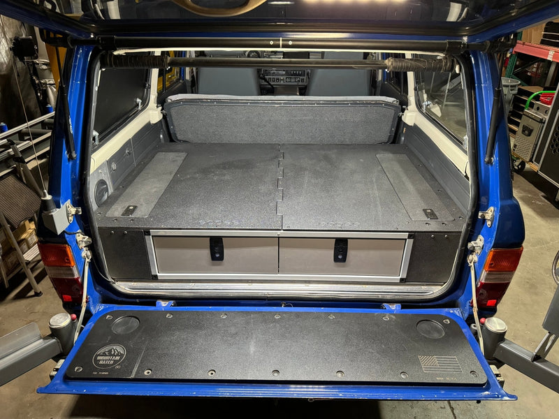 Load image into Gallery viewer, Toyota Land Cruiser 1980-1989 60 Series - Side x Side Drawer Module with Fitted Top Plate - 41 3/8&quot;W x 9-1/2&quot;H  x 40&quot;D
