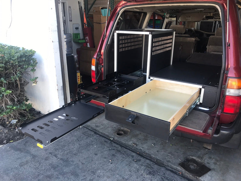 Load image into Gallery viewer, Toyota Land Cruiser 1991-1997 80 Series - Single Drawer Module with Fitted Top Plate - 24-3/16&quot;W x 8&quot;H x 40&quot;D
