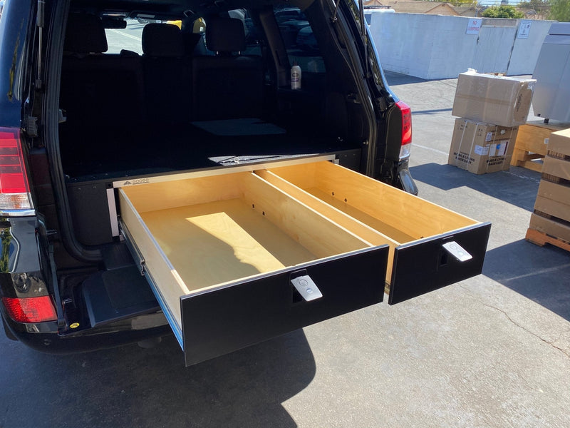 Load image into Gallery viewer, Toyota Land Cruiser 2008-2021 200 Series - Side x Side Drawer Module with Fitted Top Plate
