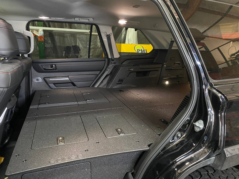 Load image into Gallery viewer, Toyota - Sequoia - 2023-Present - 3rd Gen - Explore Series - Seat Delete Plate System - Second Row with Captain&#39;s Chairs
