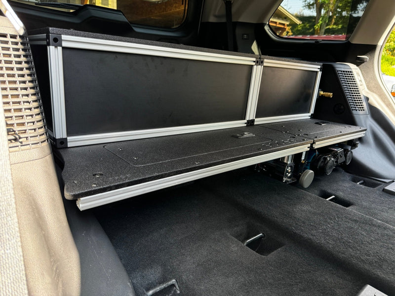 Load image into Gallery viewer, Toyota - Sequoia - 2023-Present - 3rd Gen - Explore Series - Single Drawer - 28-3/16&quot; Width x 38&quot; Deep x 10&quot; High - Drawer Module with Short Drawer 20&quot; and Storage Space Behind
