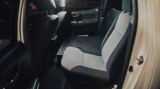 Toyota Tacoma 2005-2023 2nd and 3rd Gen Double Cab Version 2 - Second Row Seat Delete Plate System