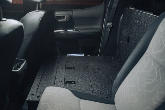 Toyota Tacoma 2005-2023 2nd and 3rd Gen Double Cab Version 2 - Second Row Seat Delete Plate System