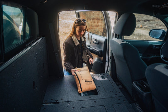 Toyota Tacoma 2005-2023 2nd and 3rd Gen Double Cab Version 2 - Second Row Seat Delete Plate System