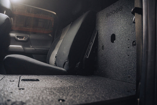 Toyota Tacoma 2005-2023 2nd and 3rd Gen Double Cab Version 2 - Second Row Seat Delete Plate System