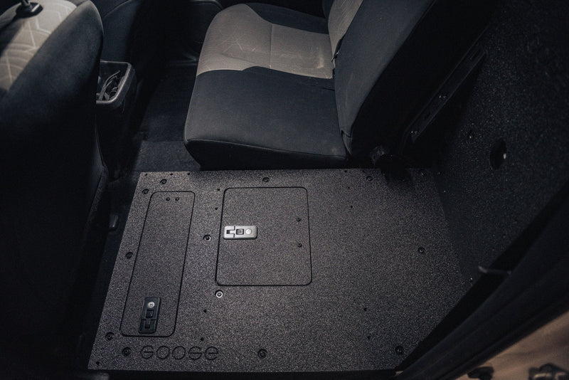 Load image into Gallery viewer, Toyota Tacoma 2005-2023 2nd and 3rd Gen Double Cab Version 2 - Second Row Seat Delete Plate System
