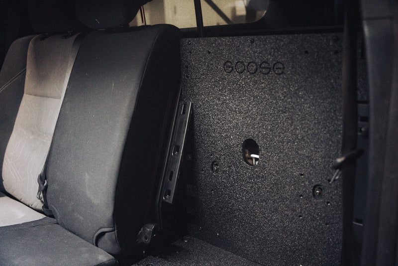 Load image into Gallery viewer, Toyota Tacoma 2005-2023 2nd and 3rd Gen Double Cab Version 2 - Second Row Seat Delete Plate System
