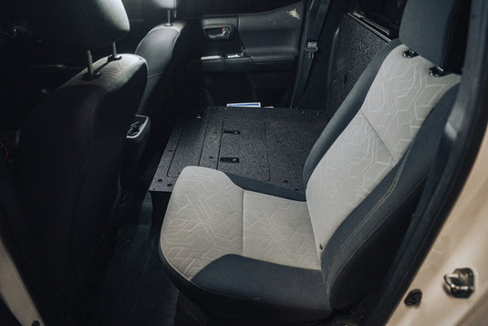 Toyota Tacoma 2005-2023 2nd and 3rd Gen Double Cab Version 2 - Second Row Seat Delete Plate System