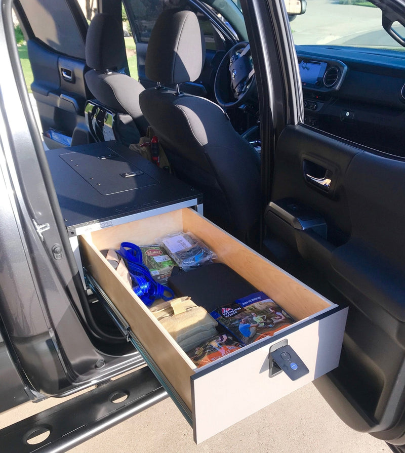 Load image into Gallery viewer, Toyota Tacoma 2005-2023 2nd and 3rd Gen. Double Cab - Second Row Single Drawer Module - 60% Passenger Side
